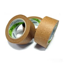 100% 크라프트 테이프 비코팅 종이테이프 48mm x 40m, 50개