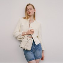 엘레강스 ELEGANCE PARIS 몽쥬 소가죽 크로스겸 버킷백 BOSH017H _부천점
