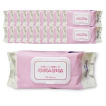 시니어스 물티슈 캡형 대형 사이즈 60매 X 20개, 60개