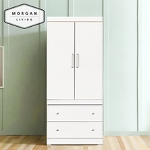 모건리빙 제이810 투서랍옷장, 화이트