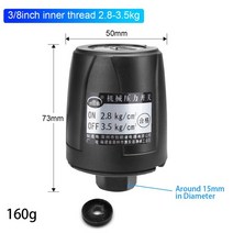 펌프 자동압력스위치 워터 용 38 가정용 부스터 용 내부 스레드 조정 302, 내부 2.8-3.5kg