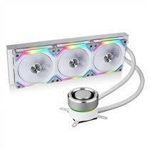 Lian Li GALAHAD AIO 360 RGB UNI FAN SL120 에디션 화이트 - 트리플 120mm 주소 지정 가능한 팬 CPU 액체 쿨러 GA-360SLA, FAN_white