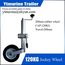 120KG 유럽 유형 48mm 트레일러 잭 자키 휠 클램프 상단 바람 튜브 부품과 스탠드 호환용, China