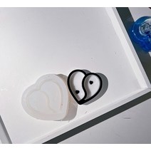 레진아트틀 레진몰드 레진공예 Wsy-314 심장 퀵 샌드 금형 악마 수지 셰이커 실리콘 수제 복제, 04 4