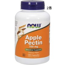 나우푸드 사과식이섬유 애플펙틴 700mg 120캡슐 2통 Apple Pectin