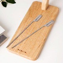 스텐이쑤시개 과일픽 디저트꽂이 20cm 4개 데코픽