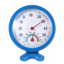 미니 온도계 습도계 벨 모양의 LCD 디지털 스케일 홈 오피스 벽 승진 마운트 실내 온도 측정 도구, 01 Blue