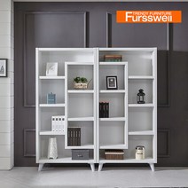 퍼스웰 프라임 3R 인테리어책장(YB_013), 우형-화이트