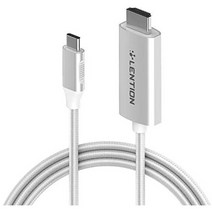 일본직발송 3. LENTION USB C TO HDMI 변환 케이블 1. 8M 4K 60HZ 대응 HDMI 2.0 규격 USB TYPE C MACBOO, One Size_실버, 상세 설명 참조0, 상세 설명 참조0