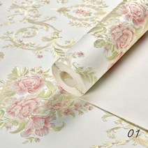 붙이는 벽지 장판타일 바닥 셀프 시공3D 부직포 벽지 미세 눌러 스티커 자기 접착 침실 TV 배경 벽 자체, 01 01