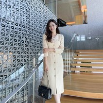 악녀일기 / 울 끌로 에 트위드 원피스(55~77)