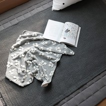 순면 60수 워싱 줄누빔 유아패드 아기패드, 말랑스프레드, 토들러100X150 차콜