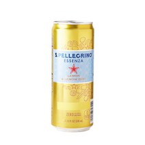 산펠레그리노 탄산수 에센자 레몬&레몬 제스트 330ml 24캔, 24개