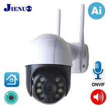 문앞cctv 실내외 스마트 PTZ 와이파이 IP 카메라 CCTV 보안 감시 야외 방수 적외선 무선 오디오 AI 인간 감지 P2P Icsee JIENUO 홈cctv, 3MP 표준, 협력사, 영국 플러그