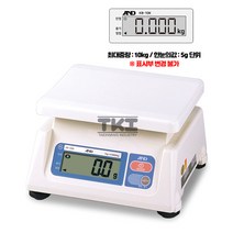 [AND] KB-10K 단순중량 저울(10kg/5g단위)/주방저울