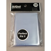아트듀얼 유희왕카드 이너 슬리브 퍼펙트핏 실드 저스트핏 프로텍터 0중 투명 비닐 100매