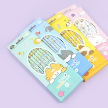 고양이 B심 연필 세트 8본 유치원 답례품 초등 학생 어린이 필기구 단체선물, 2000냥냥연필세트(8본) 랜덤