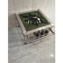 업소용 가스레인지 육수 렌지 간택기 낮은 버너 식당 가스 렌지대 화구, 한 눈에 3 링 액화 가스 실화 보호