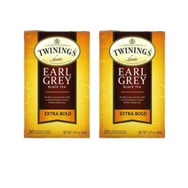 트와이닝 홍차 얼 그레이 40g 20티백 Twinings Black Tea Earl Grey, 2팩