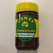 Australia Downunder 호주 마누카 꿀 MGO 30+ Raw 허니 100% 500g, 1병