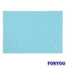 ForU304 윈스타 반투명커팅매트 PVC A4 블루 박스 100개 커팅매트