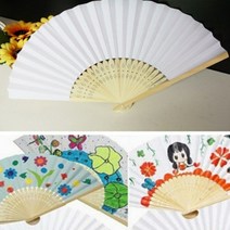 JEMIK 부채만들기 미술 놀이 재료 5p, 합죽선 부채