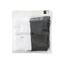 에스티코 라운드 티셔츠 2장 묶음PACK (화이트+블랙)