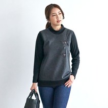 이헌영 동아수성 3층 자수 포인트 블라우스 21DS5076B1 (그레이)