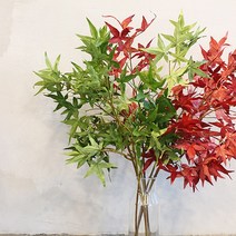 메이플 단풍나무가지 조화(2color), 그린