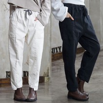 양기모 계단밑단 와이드포켓 스판배기 C051 50대엄마옷 똥싼바지