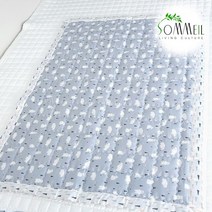 쏘메일 유아용 양면 마이크로 모달 패드, 마이크로모달 유아용 패드_29BI/01_블루