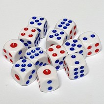 주사위10mm 100개/ 교육교구 과학실과수업 실험실습 놀이게임완구 학습준비물 만들기