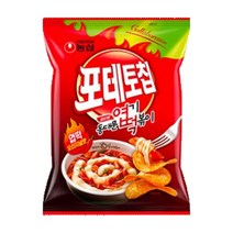 농심 포테토칩 엽떡오리지널맛, 50g, 16개