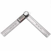 360도 디지털 스틸 각도기20CM 디지털각도계 각도계, 1개