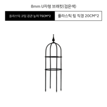 거실 화분거치대 꽃받침 철제화분받침 베란다 거치대 정리대 식물 원예용품, E 블랙