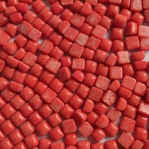 붙이는타일 벽데코 타일 스페인 거실 폴리싱 모자이크 100g(약 300pcs) 0.58cm 정사각형 glary 옥 diy 공예 돌 다양한 색상 재료 옵션, 그물, 100g-3.52oz