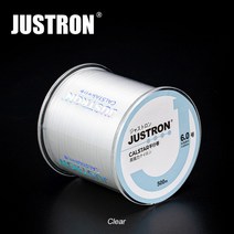 낚시줄 낚시용품 JUSTRON 500m 낚시 라인 다이와 6 색 슈퍼 강력 모노 필라멘트 나일론 태클 바다 플루오로, 3.0, 01 White_08 3.0