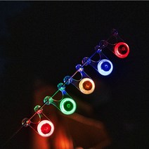 비바로드 캠핑 줄걸림 방지 LED 스트링가드 감성캠핑조명 10개 세트, 노랑