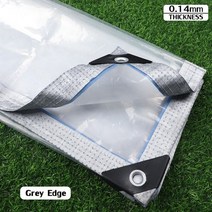 파고라 퍼걸러 테라스 조립식 스카이어닝 야외 방수 식물 창고 퍼걸라 애완 동물 레인 마당 투명, 74.Grey Edge - 4x8m