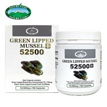 네이쳐스탑 호주 네이쳐스탑 고함량 초록입 홍합 52500mg 180정 100% 뉴질랜드산 초록홍합 관절 푸른 그린 머슬, 1개