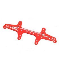 132 스케일 타미야 미니 4wd 자동차 모델 용 1pc 수제 1.5mm frp 유리 섬유 전면후면측면 강화 플레이트 아이스 캔디 용품 14세 이상 미니카, 2013 리어 레드