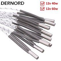 돼지 꼬리 히터 봉 디지털 전기 미니 온수기 카페 Dernord 3d 프린터 히터, 12v 60w, 1개