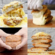 부엉이돈가스, 눈꽃2봉 + 더티1봉 + 멘치1봉 + 소스, 1세트, 1520g