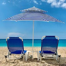 국내제작 줄무늬 2단 소형 중형 대형 야외 정원 카페 테라스 옥상 캠핑용 그늘막 파라솔, 블랙