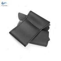 메르세데스 벤츠 비토 2010-2015 용 브레이드 비아노 W639 2006-2011 용 자동차 핸들 핸드 스티치 가죽 커버