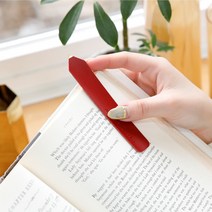 아바드 가죽공방 몽당연필 각인 가죽 책갈피, 각인추가 (사진 로고위치와 동일), 그레이