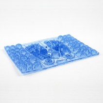 칸토스 한걸음에 천개의 지압! 이중돌기 경혈 지압 매트 주방매트/주방발매트, 경혈매트 블루