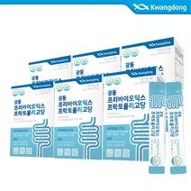 광동 프리바이오틱스 프락토올리고당 아연 유산균먹이, 120g, 6개