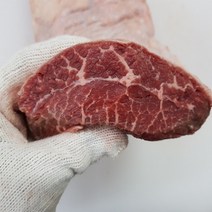 [ 수입 통부채살 원육 2.7kg 내외 ] 텍사스 브리스킷 풀드포크 폴드포크 스테이크고기, 1.8kg - 부채살