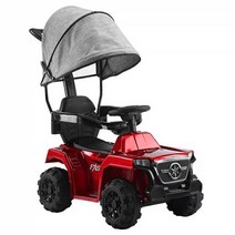 아기 전동푸쉬카 자동차 범퍼카 캐노피 포함 돌선물, 블루 페인트 전동+푸시 핸들+리모콘+차양